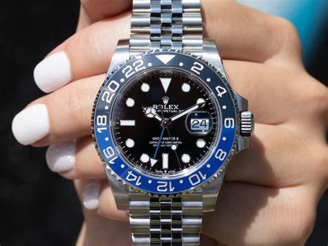 rolex batman on hand|batman rolex 2022.